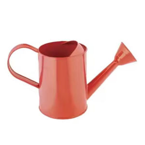 Plantes à fleurs arrosoir galvanisé enduit de poudre couleur rouge extérieur taille moyenne bidon d'eau en étain au prix le plus bas - Product Image 1