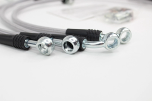 Kit de Mangueras de Freno de Acero Inoxidable de Alta Calidad, Estilo AN3 1/8 AN4 3/16 HE L, con Conector Banjo - Product Image 3