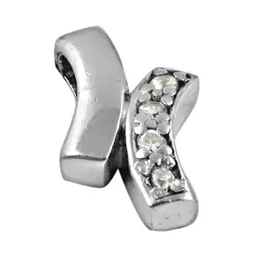 Pendentif en argent 925 avec diamant pour femmes, bijou élégant avec pierres étincelantes - Product Image 3