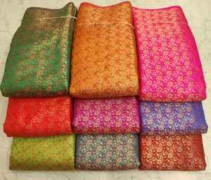 Elegant High-Density Jacquard Brocade Fabric Silk-Like Printed Paisley Floral Designs <b>for</b> Suit Bag Dress Fashion Apparel - Product Image 6