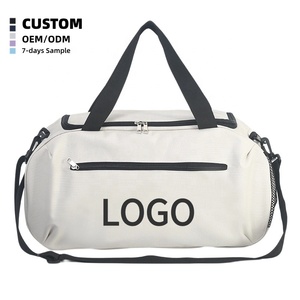 Femmes pour sac polochon en Nylon rose de haute qualité Portable Sport et fourre-tout de voyage concepteur de paillettes personnalisé à faible quantité minimale de commande dépenses de nuit - Product Image 1