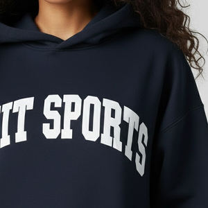 Sudadera con Capucha Extra Grande de Alta Calidad para Mujer, con Hombros Caídos, Transpirable, de Secado Rápido, Abrigada para Invierno, Directo de Fábrica - Product Image 6