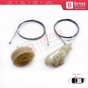 Kit de réparation de lève-vitre BWR318, porte avant droite pour C3 MK1 FC FN 2002-2010, berline 5 portes 9222N5 - Product Image 3