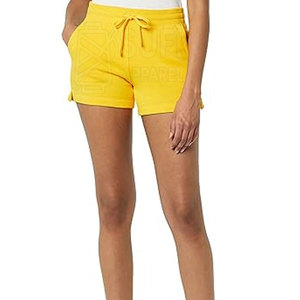 Shorts Bermuda Casuales de Corte Regular para Mujer, Cintura Alta, Tela Transpirable de Mezcla de Algodón para Comodidad Durante Todo el Día y Movimiento Fácil - Product Image 6