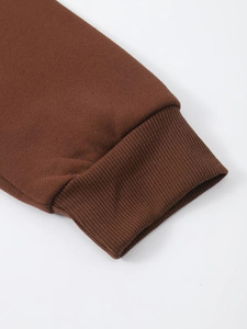 Sweat à capuche en coton uni à manches longues pour homme, coton de grande qualité, molleton uni, sweat à capuche pour homme - Product Image 5