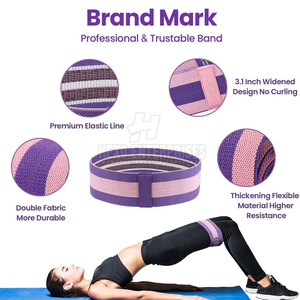 Yoga Ejercicio Entrenamiento Personalizado Elástico Ajustable Fitness Booty Band Banda de resistencia para mujeres - Product Image 2