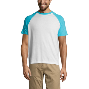 Nueva moda impresión personalizada cuello redondo Camiseta manga gimnasio desgaste Fitness Camiseta 100% algodón camiseta para hombre - Product Image 1