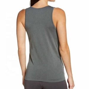 Débardeurs personnalisés de haute qualité pour femmes – Été, entraînement, yoga, respirants, séchage rapide, tissés, couleur unie, longueur standard - Product Image 3