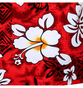 Camiseta Hawaiana de manga corta con botones y estampado completo Unisex de vacaciones personalizadas de gran tamaño, camisetas de playa de algodón para hombres - Product Image 6