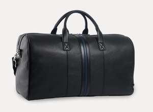 Sac de voyage en cuir PU personnalisé avec compartiment à chaussures, style vintage, week-end, unisexe, extensible, sangle réglable, grande capacité, fermeture à glissière - Product Image 3