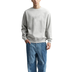 Sudaderas de lana de invierno de algodón 100% de peso pesado para hombres de gran tamaño 3D diseño recortado logotipo personalizado bordado ODM sólido en relieve - Product Image 5