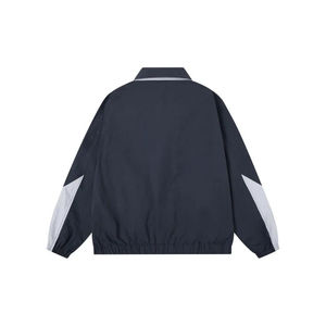 Veste coupe-vent d'extérieur pour hommes de marque personnalisée veste coupe-vent légère à capuche en tissu écologique imperméable pour l'hiver - Product Image 3
