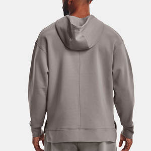 Sudadera con capucha y logotipo personalizado, 450 GSM Sudadera con capucha, parte superior de calentamiento de lana sintética con estampado en relieve para invierno, Sudadera con capucha deportiva - Product Image 2