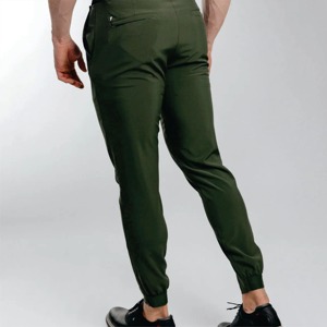 กางเกงชิโนสำหรับผู้ชายกางเกงผ้าชิโนแบบยับง่ายผ้าสลิมฟิตและผ้าสัมผัสนุ่มระบายอากาศได้ดี - Product Image 3