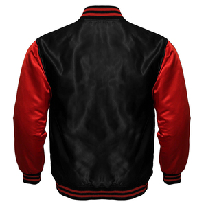 Veste de baseball Offre Spéciale jaune avec étiquette personnalisée Bomber en vrac Blousons bombardiers en toile à col montant Super unisexe - Product Image 6
