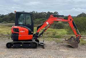 Excavadora Hidráulica Compacta Mini Kubota U35-4 de 3.5 Toneladas 2025 con Giro Cero de Cola, Excavadora de Orugas, Equipo de Construcción en Venta - Product Image 3