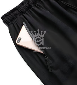 Pantalones cortos de lana de calle alta para hombre, pantalones de ejercicio de entrenamiento físico para gimnasio, deportes activos, Jogging, pantalones cortos para correr, ropa de moda callejera para - Product Image 5