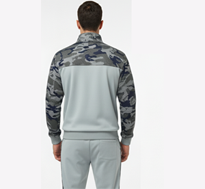 Vêtement de sport en gros, nouvelle collection d'hiver, veste décontractée à manches longues respirante, camouflage, col rond, pull pour homme - Product Image 3
