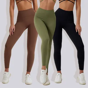 Quần Legging Thể Thao Cạp Cao Quần Tập Yoga Kiểm Soát Bụng Quần Tập Thể Dục Co Giãn Cho Nữ