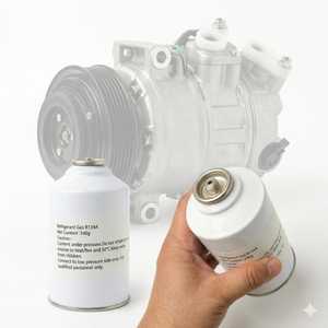 แก๊สทำความเย็นบริสุทธิ์ HFC-134a สำหรับรถยนต์ น้ำยาแอร์ R134a บรรจุ 180 กรัม สำหรับเติมแอร์รถยนต์ ชนิดกระป๋อง - Product Image 3