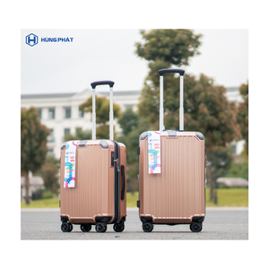Suministros de fábrica 100% 615 Abs Pc Maleta de viaje Juego de equipaje suave y resistente Marca personalizada Hung Phat Vietnam - Product Image 1