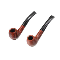 Pipe en bois réutilisable personnalisée faite à la main avec modèle en résine de bois d'acacia et de mangue, design ange, pour une expérience artistique et paisible de fumage