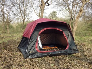 Tienda grande de lujo 2022 para 5-6 personas, poste de aluminio de tela de poliéster impermeable de alta calidad para viajes familiares al aire libre, Camping - Product Image 4