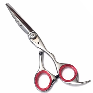 Ciseaux de coiffure professionnels de 6,5 pouces, lame tranchante en acier inoxydable, ciseaux de texture pour barbier, coiffure en salon - Product Image 1