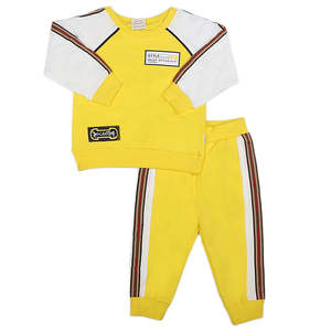 Traje de 2 Piezas de Manga Larga para Niños - Amarillo - Product Image 5