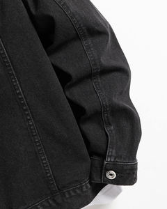 Design personnalisé Prix de gros Veste en jean délavé élégante pour hommes Veste d'hiver pour hommes délavé confortable grande taille - Product Image 6