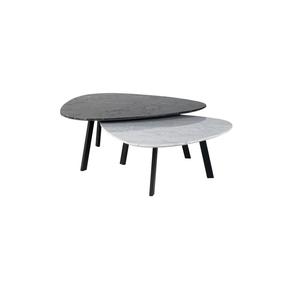 Meubles style salon rond moderne pieds en métal argenté Table d'appoint en métal moderne - Product Image 6