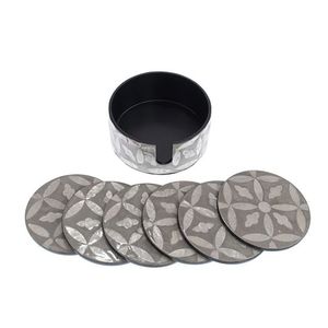 Sous-verre artisanal décoratif en nacre offrant la beauté des coquillages naturels pour les intérieurs modernes et classiques - Product Image 4