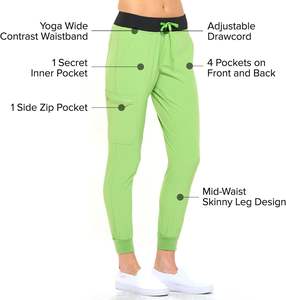 Logo personnalisé Hôpital Scrubs Ensemble Médecin Infirmière Uniforme Chirurgical Jogger Pantalon Top Qualité Unisexe En Gros - Product Image 3