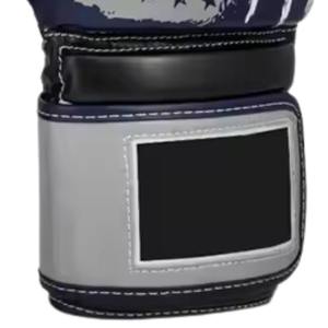 Prix de gros Gants de boxe en cuir véritable de haute qualité Logo personnalisé Respirant Évacuation de l'humidité Fermeture à boucle et crochet Extérieur - Product Image 5