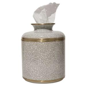 Sophisticated Brass Tissue Holder Unique Antique Finish Vintage-Style Home Decor with Metal Accessory - Product Image 5