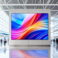 Écran LED vidéo mural intérieur HD couleur pour affichage numérique publicitaire dans les aéroports