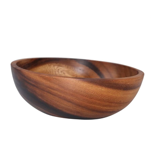 Tazón de Madera Desechable con Estampado Esmaltado, Ecológico, Apto para Alimentos, Hecho a Mano, Estilo Bohemio, Duradero, para Cocina y Comedor - Product Image 6