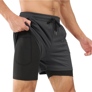 Pantalones cortos deportivos de verano de alta calidad para hombre, nuevos pantalones cortos de baloncesto de moda informal de malla transpirable de secado rápido, patrón sólido - Product Image 2