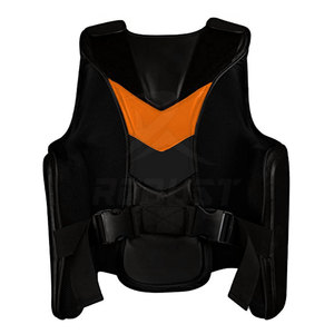 Protector de Pecho de Cuero, Suave, Ligero, Ecológico, Transpirable, Cómodo, Fácil de Usar, Estilo Simple para Boxeo, Lucha y Uso Regular - Product Image 2