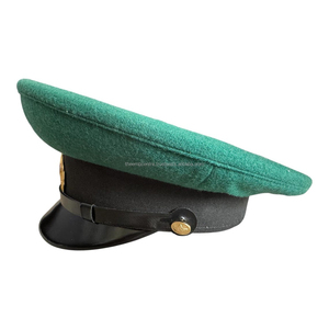 Luxury ceremonial caps bullion badge premium structured fit elegant uniform <b>hats</b> wholesale supplier export factory direct salesx - Product Image 3
