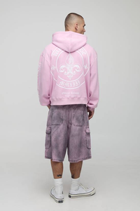 Sudadera con Capucha de Invierno Personalizada de Felpa Gruesa, Algodón de Alta Calidad 310 gramos, Cremallera Bidireccional, Ecológica, Cortavientos, para Hombre, Corte Holgado - Product Image 2