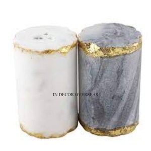 เครื่องบดเกลือและพริกไทยสีเงินเคลือบเงาออกแบบให้มีเอกลักษณ์เฉพาะสำหรับงานหนักจากอินเดีย - Product Image 5