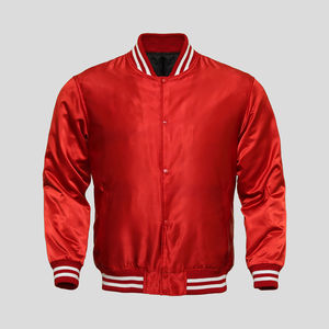 Veste de baseball d'hiver personnalisée avec logo, dessin animé, lettres, en toile, col montant, imperméable, varsity, collège - Product Image 1