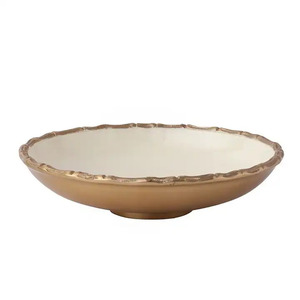 Prix de vente bon marché bol à salade en métal bol de service alimentaire bol de vaisselle fait à la main en vrac prix de vente bon marché avec une bonne qualité - Product Image 2