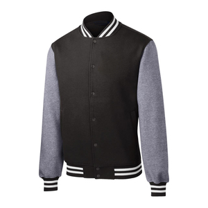 เสื้อแจ็กเก็ตเบสบอลสำหรับเด็กชายและเด็กหญิง, เสื้อแจ็กเก็ตบอมเบอร์แจ็คเก็ตโรงเรียนลำลองสำหรับเด็กชายและเด็กหญิงอายุ4-12ปี - Product Image 5
