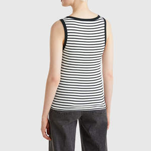 Camiseta sin mangas para mujer, top sin costuras de secado rápido, cuello redondo, alta calidad, sin mangas - Product Image 3