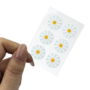 Parche de acné hidrocoloide <span class=keywords><strong>con</strong></span> forma de flor colorida personalizada, apósitos autoadhesivos para heridas <span class=keywords><strong>con</strong></span> etiqueta privada para la cara - Product Image 4