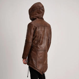 Abrigo de Cuero Genuino de Invierno, Diseñado para Brindar Calidez, Durabilidad y Comodidad con Textura Suave y Estilo Moderno Disponible - Product Image 5