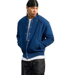 Chaqueta Bomber de cuero genuino de alta calidad para hombre, chaqueta Varsity Letterman personalizada, ropa informal de manga larga de lana de la mejor calidad - Product Image 2