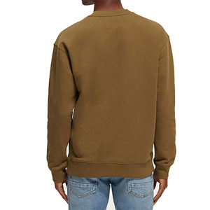 Sweat-shirt ras du cou imprimé bouffant brodé en coton personnalisé de haute qualité pour hommes sweats vierges surdimensionnés en éponge française pour hommes - Product Image 2